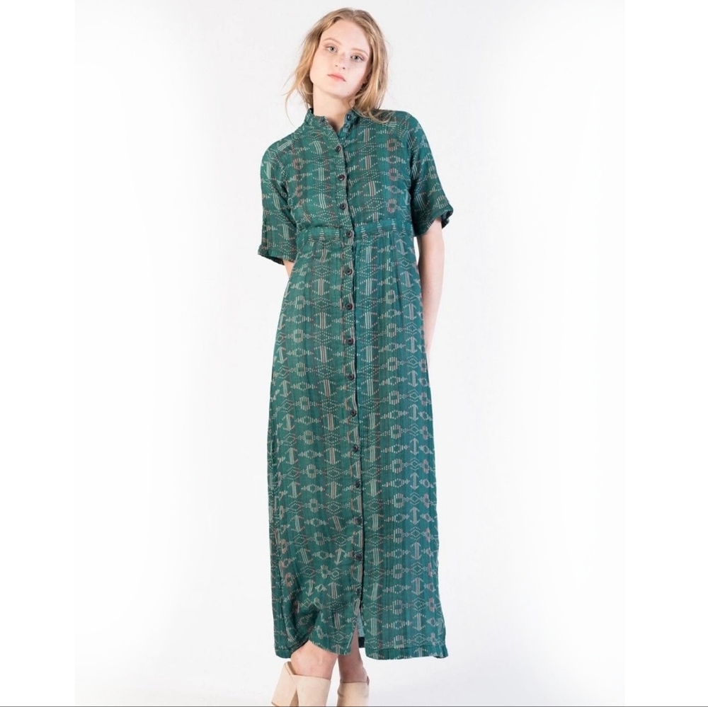 Ace & Jig Ballad Emerald Dress Small